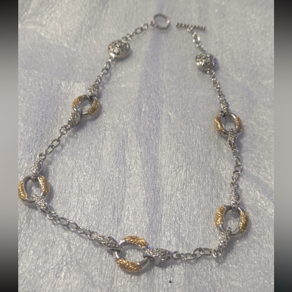 Vintage Silver and Gold Chain Necklace